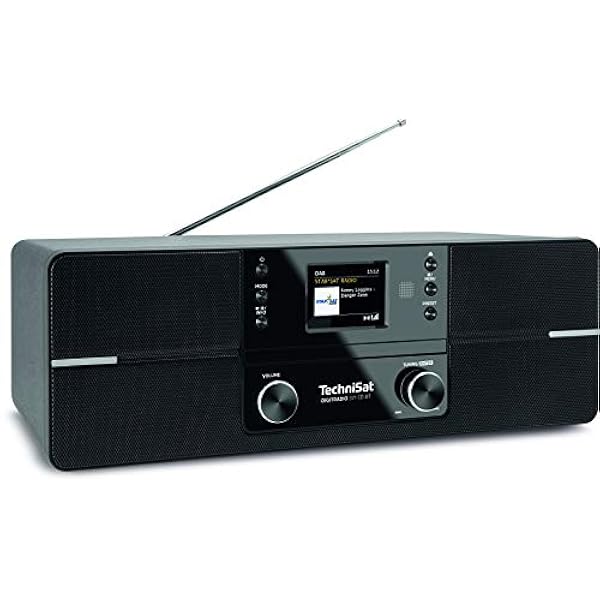 TechniSat DIGITRADIO 371 CD BT - Radio stereo digitale (DAB , FM, lettore CD, Bluetooth, USB, AUX, nero